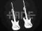 Srebrne kolczyki na biglu gitara elektryczna  -25%