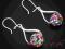 SWAROVSKI SREBRNE KOLCZYKI KULKI 12mm DISCOBALL