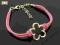 Br7286 modna * BRANSOLETKA LUCKY CHARMS KWIATEK *