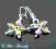 KOLCZYKI SREBRNE SWAROVSKI ELEMENTS KWIATUSZKI