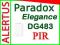 DG-483 Elegance Czujka PIR Paradox dg483 digigard