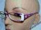 OPRAWKI OKULARY B&D EYEWEAR  PINK  AND WHITE
