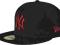 Nowa Czapka NEW ERA NY Blk/Cardinal 7 5/8 (60,6cm)