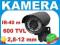 Kamera zewnętrzna 600 linii 2,8-12mm z IR do 40m