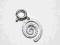 CHARMS ozdoba SERPENTYNA spirala ZAWIESZKA etno