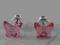 SWAROVSKI SUPER WKRĘTKI MOTYLKI LIGHT ROSE SZTYFTY