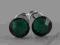 SWAROVSKI WKRĘTKI CYRKONIE 6 MM EMERALD SZTYFTY