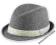 Czapki.CO - kapelusz ATLANTIS Malik Szary 56-58 cm