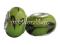 PD327 Lampwork koraliki modułowe ze wzorem zielon