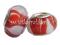PD342 Lampwork koraliki modułowe ze smugami czerw PD342 Lampwork koraliki modułowe ze smugami czerw