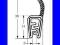 Uszczelka krawędziowa 3 mm,zaciskowa, warga+GRATIS