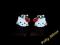 DZIECIĘCE KOLCZYKI HELLO KITTY NOWOŚĆ NAJTANIEJ !!