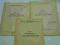 ABC wynalazcy i racjonalizatora 3 książeczki PRL