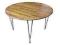 STOLIK KAWOWY OKRĄGŁY śr. 75cm,  MEBLE DĘBOWE