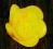 Żółta róża żywica broszka retro styl