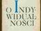 Jan Szczepański - O INDYWIDUALNOŚCI wyd.1988/spis