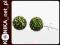Kolczyki kule z kryształami Swarovski 8mm Olivine