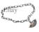 B15  BAZA bransoletka + zawieszka CHARMS wachlarz