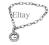 B19  BAZA bransoletka + zawieszka CHARMS zegar