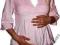 Różowa bluzka ciążowa roz M + GRATIS!!