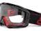 GOGLE FOX MAIN PRO JET BLK TO RED ANTI FOG CROSS