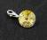 CHARMS SWAROVSKI  RIVOLI 12 mm CRYSTAL AB SREBRO