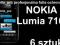 FOLIA OCHRONNA POLIWĘGLAN NOKIA 710 LUMIA 6 SZTUK