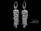 SilvArt - ekskluzywne KOLCZYKI SREBRNE ! Swarovski