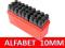NUMERATORY ZNACZNIK ZNACZNIKI 10mm 10 mm ALFABET