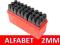 NUMERATORY ZNACZNIK ZNACZNIKI 2mm 2 mm ALFABET A-Z