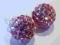 Kolczyki KULE 10mm L.ROSE  Swarovski NAJTANIEJ!!!