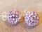 Kolczyki KULE 8mm VIOLET Swarovski NAJTANIEJ!!!