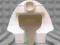 x177 White Minifig, Headgear Headdress Mummy