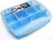 Plastikowe PUDEŁKO BŁĘKITNE  190mm/150mm/35mm
