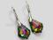 Swarovski Baroque 16mm Kolczyki Vitrail Medium