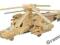 ~ PUZZLE DREWNIANE 3D ~ HELIKOPTER KA-50 ~