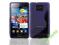 ETUI GALAXY S2 ŻELOWE PURPUROWE S-LINE