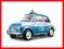 Samochód Bburago Fiat 500 Polizia [18-12067]