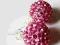 Kolczyki KULE 12mm  ROSE  Swarovski NAJTANIEJ!!!