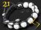BRANSOLETKA styl SHAMBALLA replika TRESOR [B457]