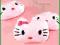 NASZYWKI poduszeczki kotek HALLO KITTY buzia j.róż