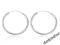 Srebrne Kolczyki damskie Koła 3 cm