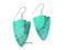 Srebrne kolczyki z Turkusem