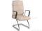 Fotel biurowy - krzesło ESPRIT SKID beż eco skóra