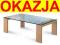 Stolik  Stół  Ława  Ławostół  KLER   Szkło + WENGE
