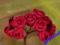 Róża Róże Papierowe na drucie śr.2.5cm 6 kolorów!!