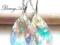 Piękne Kolczyki CRYSTAL AB SWAROVSKI SREBRO