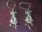 KROWY KOLCZYKI WISZĄCE SREBRO! czajkosia-silver
