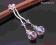 Kolczyki Kryształy Swarovski Srebro +GRATIS ślub