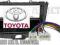 Radiowa ramka Toyota Yaris złącze ISO kostka XTO12